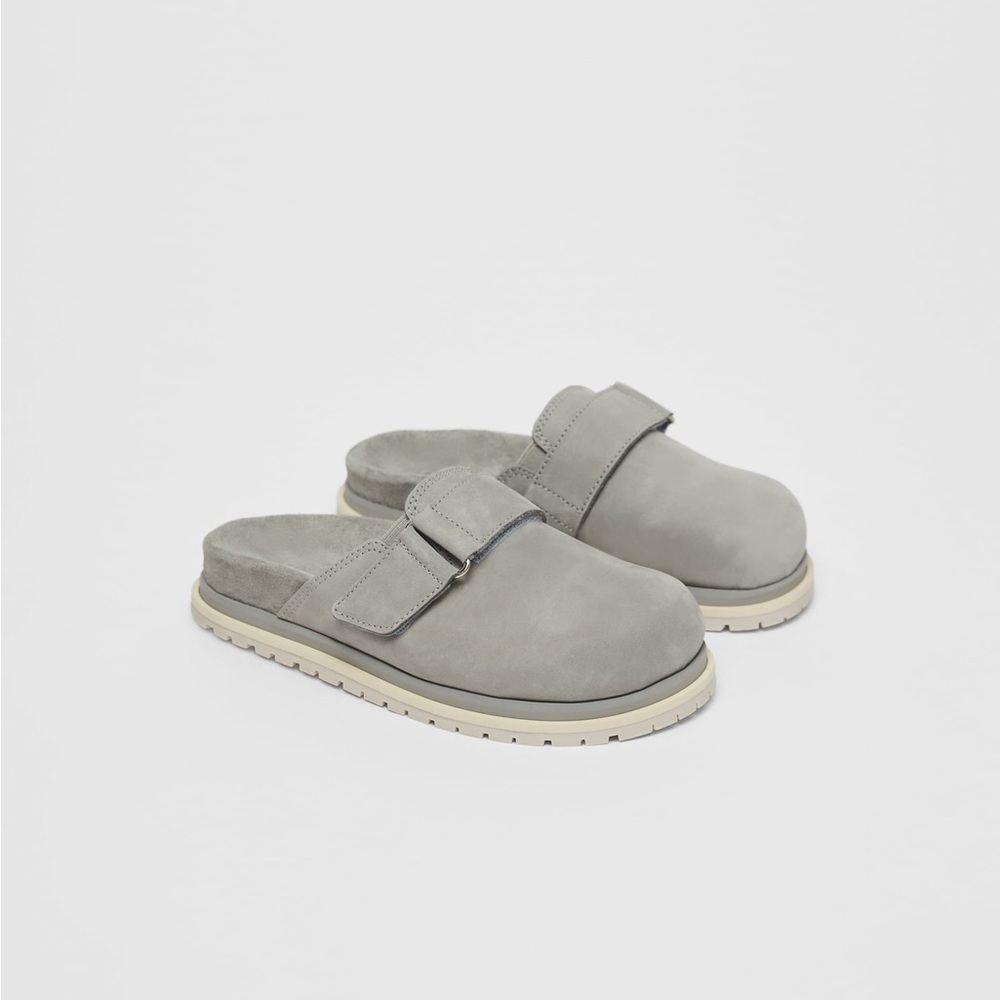 Zara Suede Clogs 7,5 (38)